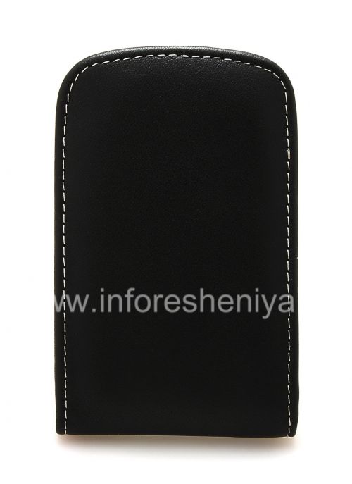 Watch photogallery Photogallery for Firma de cuero clip de mano Caso bolsillo Monaco Vertical / Horisontal Funda Tipo de piel para BlackBerry 9900/9930 Bold Touch, Negro (Negro), Retrato (Vertical) product