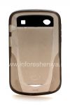 Photo 2 — Etui en silicone entreprise compacté iSkin Vibes pour BlackBerry 9900/9930 Bold tactile, Charbon de bois (carbone)