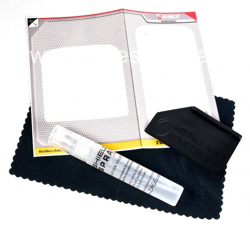 Photogallery for film pelindung bermerek untuk layar dan perumahan ZAGG invisibleSHIELD untuk BlackBerry 9900 / 9930 Bold, jelas product