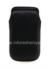 Photo 1 — Leather Case-pocket for BlackBerry 9850/9860 Torch, Black, fine texture
