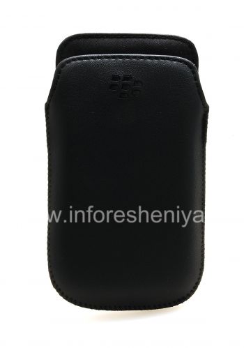 Leather Case-pocket for BlackBerry 9850/9860 Torch