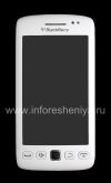 Photo 1 — Layar sentuh (Touchscreen) dalam perakitan dengan panel depan untuk BlackBerry 9850 / 9860 Torch, putih