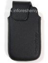 Photo 1 — Asli Leather Case-saku Kulit Pocket untuk BlackBerry 9850 / 9860 Torch, hitam