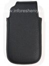 Photo 2 — Original-Leder-Kasten-Tasche Ledertasche für Blackberry 9850/9860 Torch, Schwarz