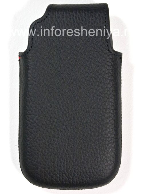 Photogallery for Caso de cuero original de desembolso de bolsillo de cuero para BlackBerry 9850/9860 Torch, Negro product
