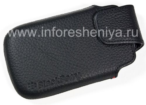 Photogallery for Caso de cuero original de desembolso de bolsillo de cuero para BlackBerry 9850/9860 Torch, Negro product