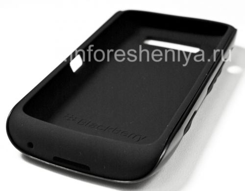 Photogallery for Skin Case prime initiale durcis pour BlackBerry 9850/9860 Torch, Noir / noir (noir / noir) product