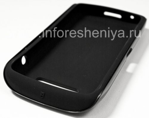 Photogallery for Skin Case prime initiale durcis pour BlackBerry 9850/9860 Torch, Noir / noir (noir / noir) product
