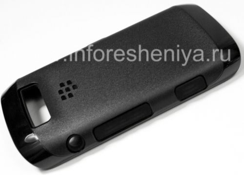 Photogallery for Skin Case prime initiale durcis pour BlackBerry 9850/9860 Torch, Noir / noir (noir / noir) product