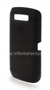 Photo 3 — 原来的塑料盖，盖硬壳案例BlackBerry 9850 / 9860 Torch, 黑（黑）