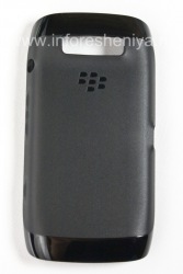 Kasus silikon asli disegel lembut Shell Kasus untuk BlackBerry 9850 / 9860 Torch, Black (hitam)