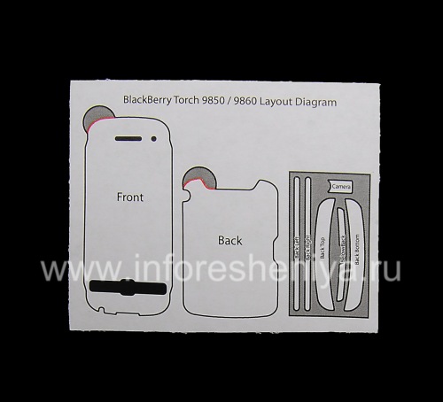 Photogallery for Ultraprochnyh set perusahaan film pelindung transparan untuk layar dan perumahan BodyGuardz UltraTough Clear Skin (2 set) untuk BlackBerry 9850 / 9860 Torch, jelas product