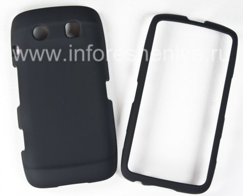 Photogallery for ब्लैकबेरी 9850/9860 Torch के लिए प्लास्टिक ले जाने के समाधान केस, काला (काला) product