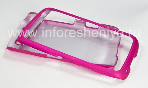 Photogallery for ब्लैकबेरी 9850/9860 Torch के लिए प्लास्टिक ले जाने के समाधान केस, गुलाबी (गुलाबी) product
