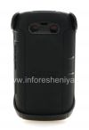 Photo 1 — 保护OtterBox保护后卫系列案例BlackBerry 9850 / 9860 Torch坚定塑料盖住房高水平, 黑（黑）