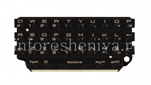 Photogallery for The original English Keyboard for BlackBerry P&#39;9981 Porsche Design, Black, QWERTY product