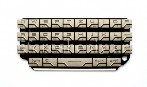 Photogallery for The original English Keyboard for BlackBerry P&#39;9981 Porsche Design, Silver, QWERTZ product