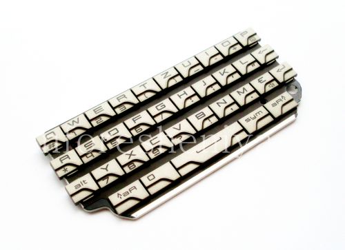 Photogallery for The original English Keyboard for BlackBerry P&#39;9981 Porsche Design, Silver, QWERTZ product