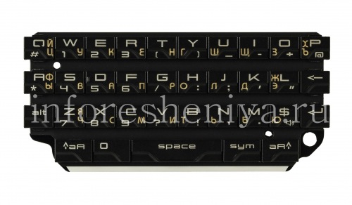 Watch photogallery Photogallery for teclado ruso BlackBerry P'9981 Porsche Design (grabado), negro product