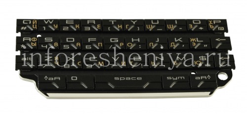Watch photogallery Photogallery for teclado ruso BlackBerry P'9981 Porsche Design (grabado), negro product