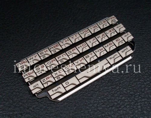 Photogallery for রাশিয়ান কীবোর্ড BlackBerry P'9981 পোর্শ ডিজাইন, রূপা product