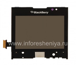 LCD umhlangano screen touch-screen for BlackBerry P'9981 Porsche Design, Black, Uhlobo 001/111