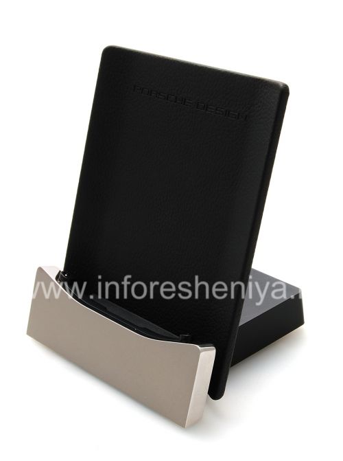 Photogallery for 原装台式充电器“玻璃”充电变压器的BlackBerry P'9981保时捷设计, 银色/黑色 product