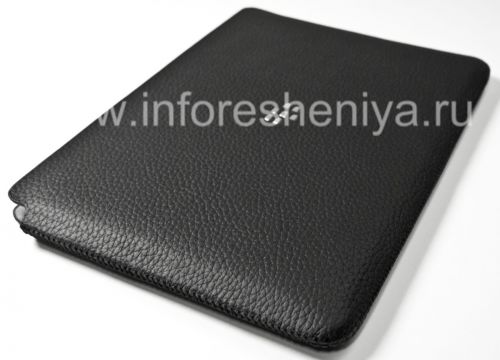 Photogallery for Leather Case-bolsillo Funda de piel para BlackBerry PlayBook, Negro (negro) product