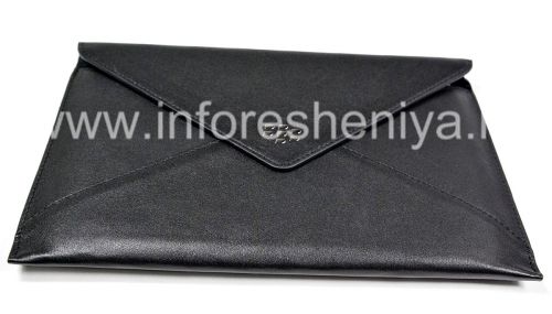 Photogallery for Housse en cuir d&#39;origine &quot;enveloppe&quot; de l&#39;enveloppe en cuir pour BlackBerry PlayBook, Noir (Black) product