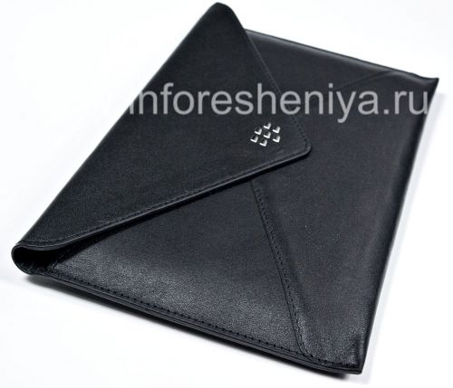 Photogallery for Housse en cuir d&#39;origine &quot;enveloppe&quot; de l&#39;enveloppe en cuir pour BlackBerry PlayBook, Noir (Black) product