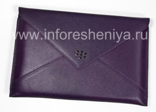 Photogallery for Housse en cuir d&#39;origine &quot;enveloppe&quot; de l&#39;enveloppe en cuir pour BlackBerry PlayBook, Violet (Violet) product