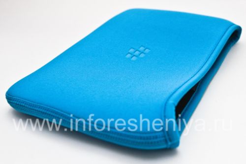 Photogallery for L&#39;étui souple poche originale en néoprène pour BlackBerry PlayBook, Bleu (Blue Sky) product