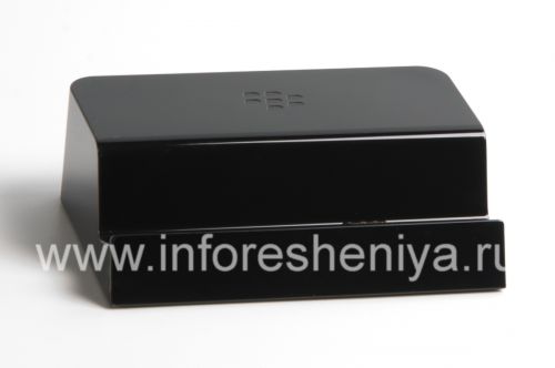 Photogallery for Original desktop charger &quot;Glass&quot; Rapid Charging Stand for BlackBerry PlayBook, The black product