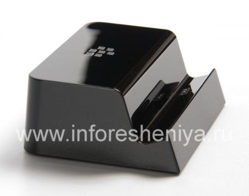 Photogallery for Original desktop charger &quot;Glass&quot; Rapid Charging Stand for BlackBerry PlayBook, The black product