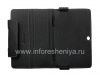 Photo 3 — Carpeta Caso Firma de cuero con soporte hecha a mano de cuero del caso Monaco Tipo de libro Soporte para BlackBerry PlayBook, Negro (Negro)
