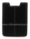 Photo 2 — Signature Leather Case-pocket handmade Monaco Vertical / Horisontal Pouch Type Leather Case for BlackBerry PlayBook, Black (Black), Portrait (Vertical)