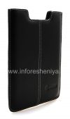 Photo 4 — Signature Leather Case-pocket handmade Monaco Vertical / Horisontal Pouch Type Leather Case for BlackBerry PlayBook, Black (Black), Portrait (Vertical)