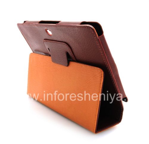Photogallery for Leather Case Folder with Stand for BlackBerry PlayBook, Brown product