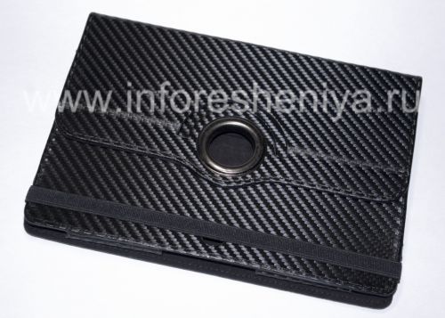 Photogallery for Kulit Folder Case dengan Stand &quot;Style&quot; untuk BlackBerry PlayBook, Hitam, Tekstur &quot;Fiber&quot; product