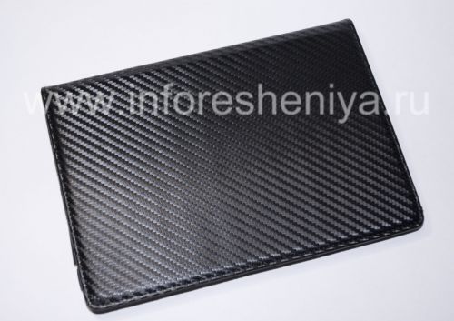Photogallery for Kulit Folder Case dengan Stand &quot;Style&quot; untuk BlackBerry PlayBook, Hitam, Tekstur &quot;Fiber&quot; product