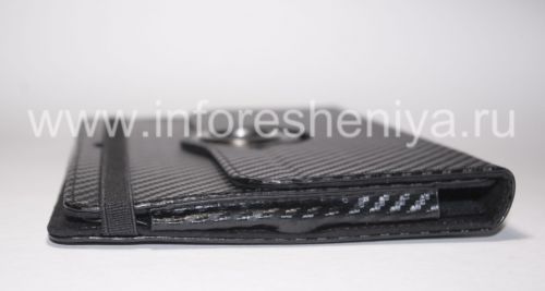 Photogallery for Kulit Folder Case dengan Stand &quot;Style&quot; untuk BlackBerry PlayBook, Hitam, Tekstur &quot;Fiber&quot; product