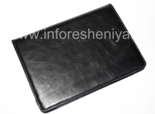 Photogallery for Kulit Folder Case dengan Stand &quot;Style&quot; untuk BlackBerry PlayBook, Hitam, tekstur halus product