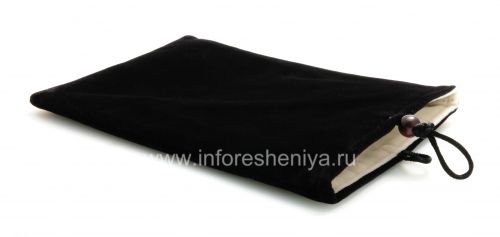 Photogallery for ブラックベリーの脚本のためのファブリックケース「ベルベット」, ブラック product