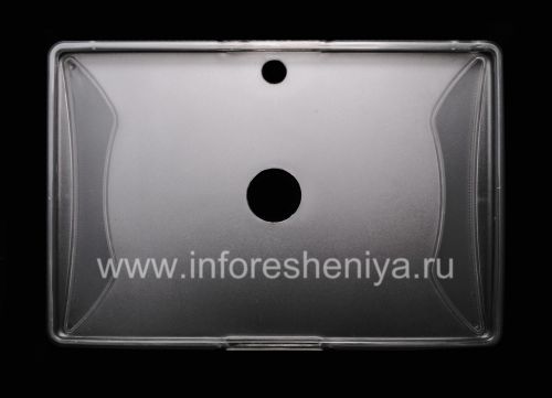 Photogallery for Funda de silicona sellada marco de plástico para BlackBerry PlayBook, Transparente / Gris product
