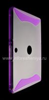Photo 3 — Silicone Case sealed plastic frame for BlackBerry PlayBook, Clear / Lilac