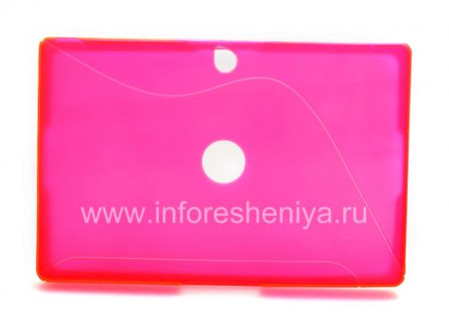 Photogallery for सिलिकॉन प्रकरण ब्लैकबेरी प्लेबुक के लिए जमा कारगर, उज्ज्वल गुलाबी product