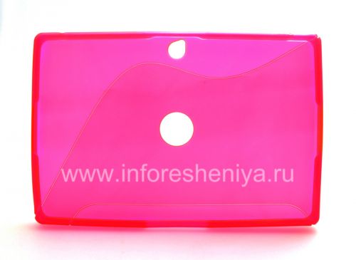 Photogallery for सिलिकॉन प्रकरण ब्लैकबेरी प्लेबुक के लिए जमा कारगर, उज्ज्वल गुलाबी product