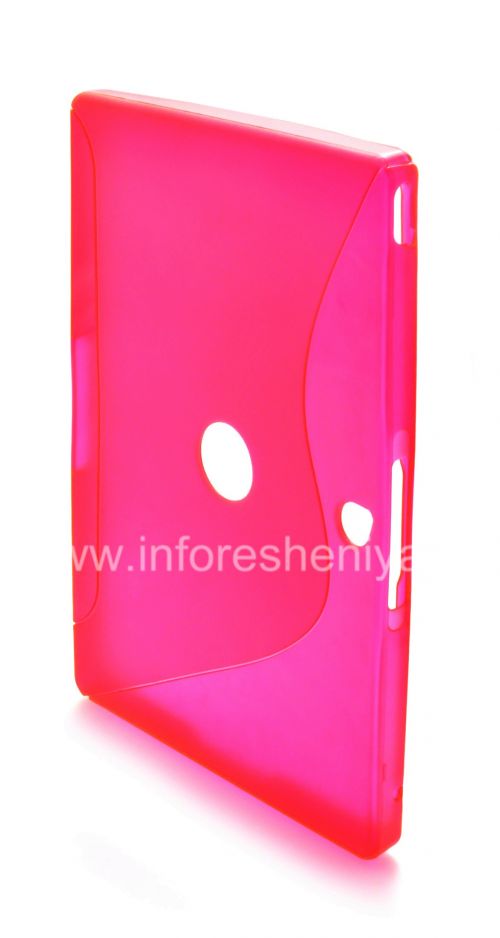 Photogallery for सिलिकॉन प्रकरण ब्लैकबेरी प्लेबुक के लिए जमा कारगर, उज्ज्वल गुलाबी product
