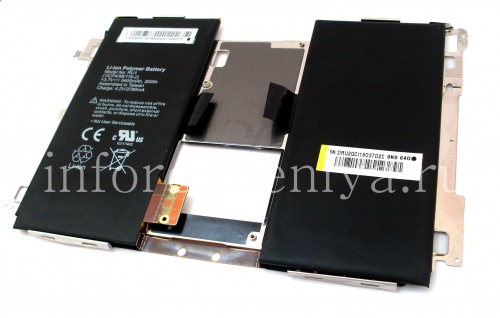Photogallery for Die Original-Akku RU1-RU3 für BlackBerry Playbook, Schwarz, Wi-Fi-Version product