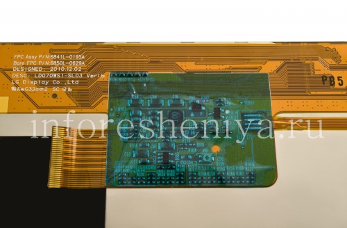 Photogallery for ブラックベリー脚本のための液晶画面, 3G / 4G-版のブラック、 product